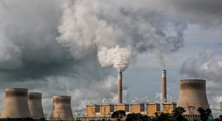 power station, energy, electricity