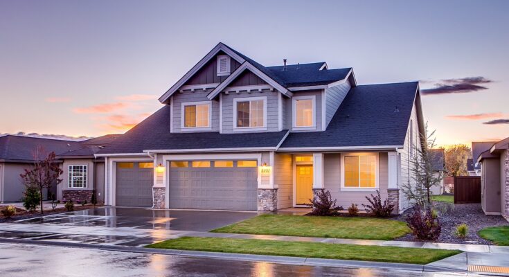 house, garage, driveway, Haus, Passivhaus