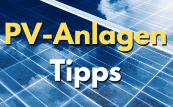 Pv Anlagen Tipps